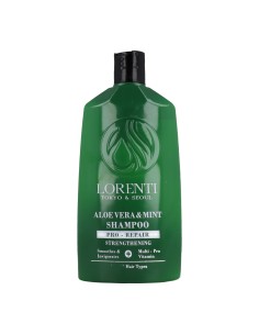 Lorenti Hair Champú 630 ml Aloe Vera & Mint
